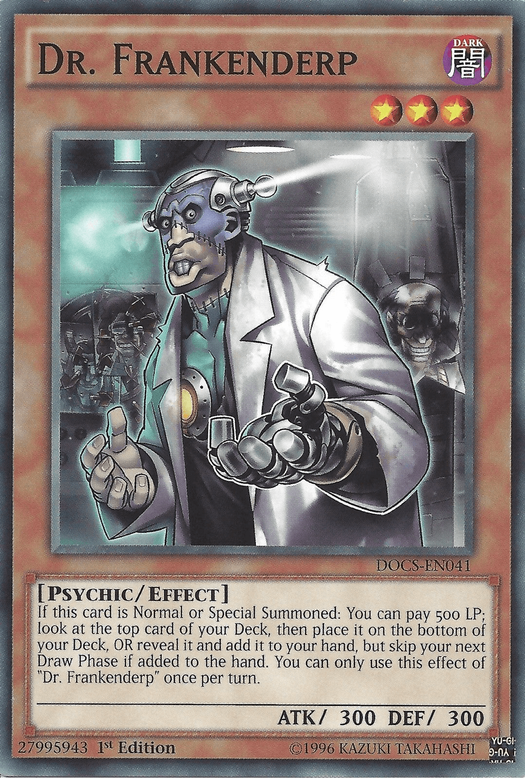 Dr. Frankenderp [DOCS-EN041] Short Print - Josh's Cards