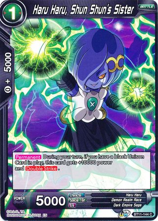 Haru Haru, Shun Shun's Sister (BT11-144) [Vermilion Bloodline] Parallel Foil