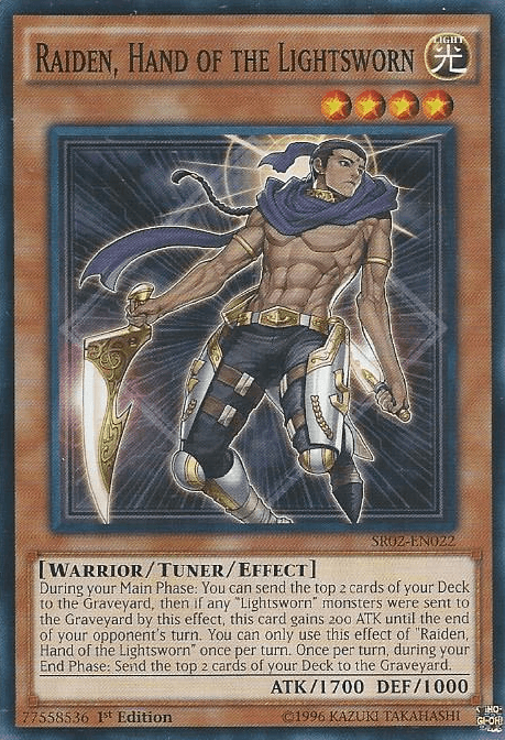 Raiden, Hand of the Lightsworn [SR02-EN022] Common - Josh's Cards