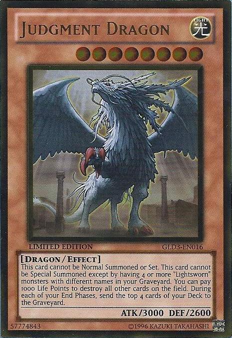 Judgment Dragon [GLD3-EN016] Gold Rare - Josh's Cards