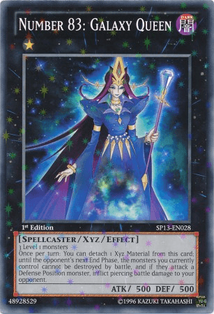 Number 83: Galaxy Queen [SP13-EN028] Starfoil Rare - Josh's Cards