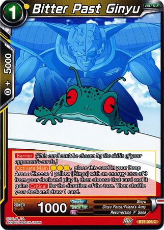 Bitter Past Ginyu (BT5-096) [Miraculous Revival] Parallel Foil