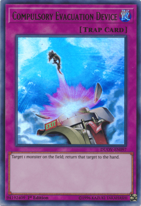 Compulsory Evacuation Device [DUOV-EN097] Ultra Rare - Josh's Cards