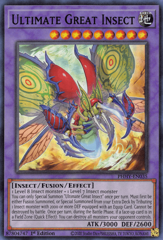 Ultimate Great Insect [PHHY-EN035] Super Rare - Josh's Cards