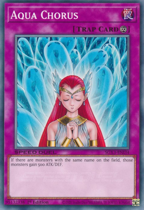Aqua Chorus (SGX3-ENI34) - Speed Duel GX: Duelists of Shadows 1st Edition