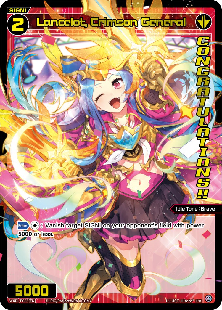 Lancelot, Crimson General (June 2022) (WXDi-P055) [Promo Cards]