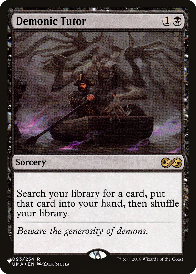 Demonic Tutor (LIST-UMA-93) - The List