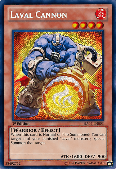 Laval Cannon [HA06-EN003] Secret Rare - Josh's Cards