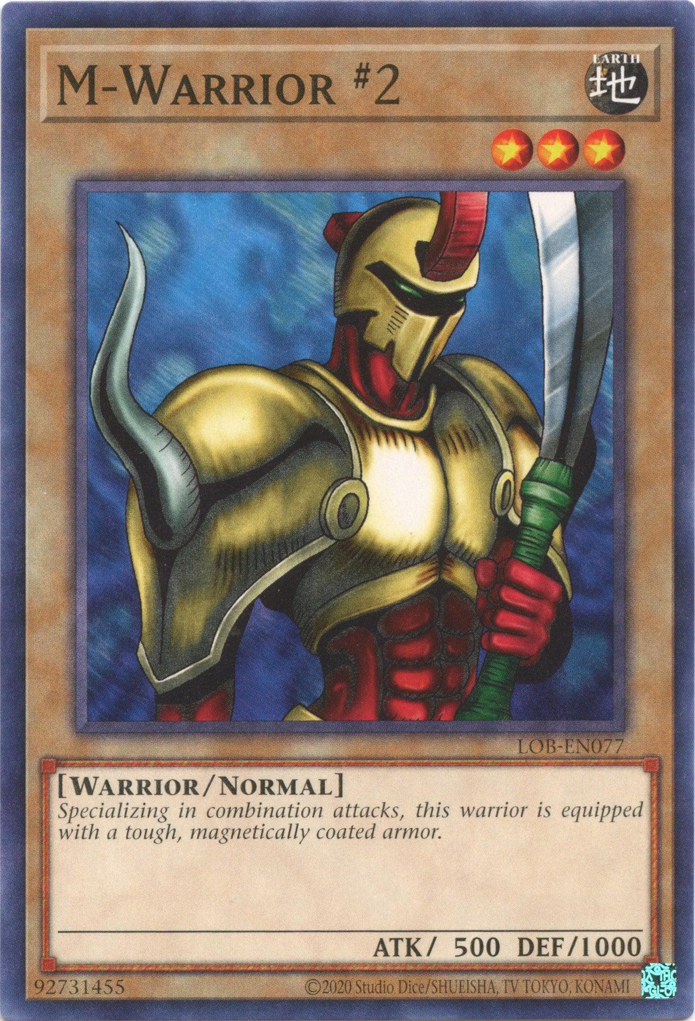 M-Warrior #2 (25th Anniversary) [LOB-EN077] Common - Josh's Cards
