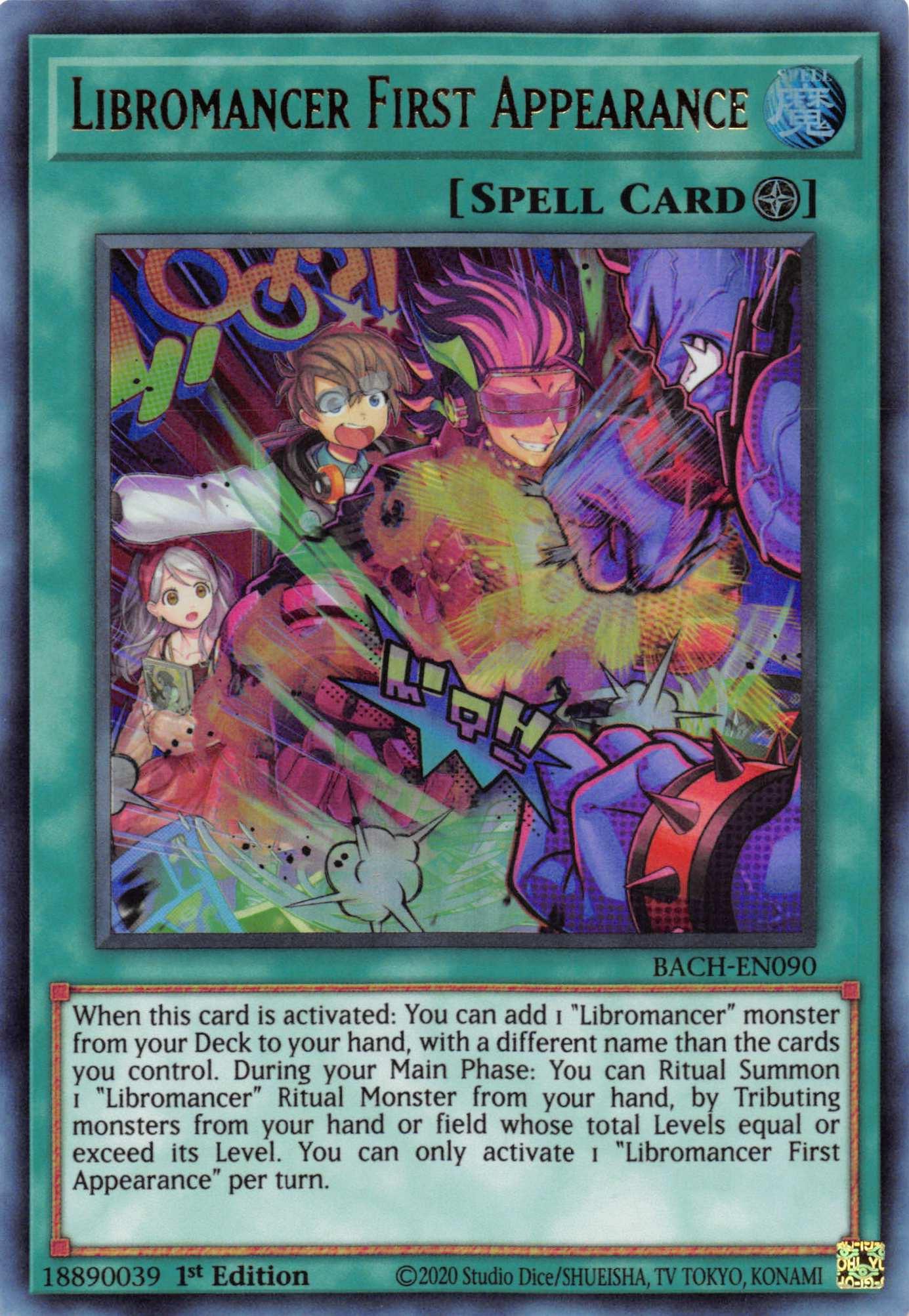 Libromancer First Appearance [BACH-EN090] Ultra Rare - Josh's Cards