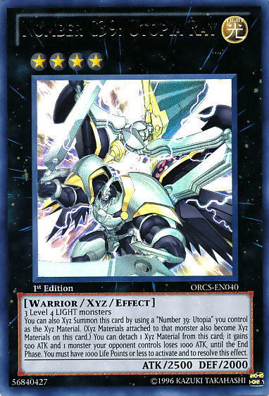 Number C39: Utopia Ray [ORCS-EN040] Ultra Rare - Josh's Cards