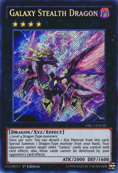 Galaxy Stealth Dragon [DRL3-EN030] Secret Rare - Josh's Cards