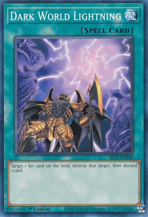 Dark World Lightning [SR13-EN030] Common - Josh's Cards