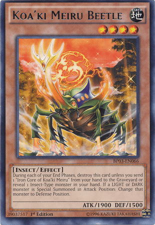Koa'ki Meiru Beetle [BP03-EN066] Rare - Josh's Cards