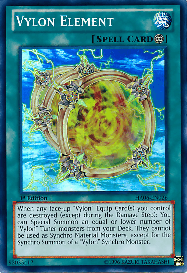 Vylon Element [HA06-EN026] Super Rare - Josh's Cards
