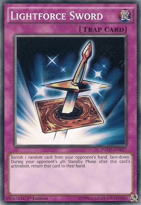 Lightforce Sword [YGLD-ENB37] Common - Josh's Cards