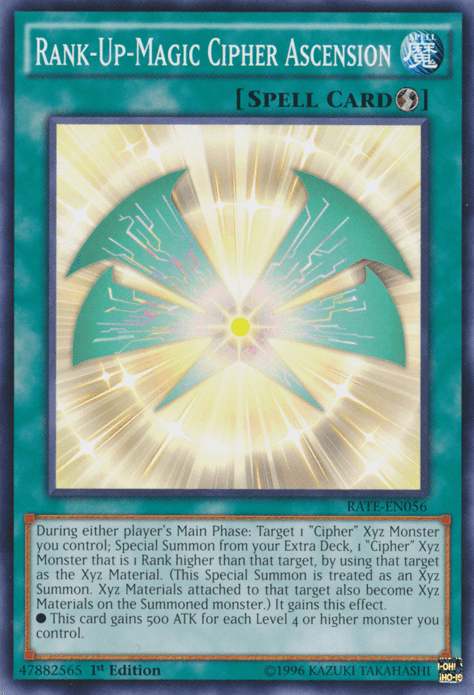 Rank-Up-Magic Cipher Ascension [RATE-EN056] Common - Josh's Cards