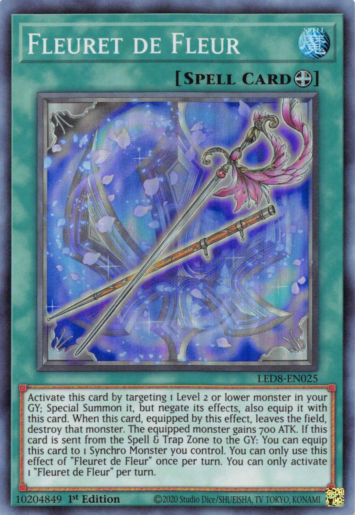 Fleuret de Fleur [LED8-EN025] Super Rare - Josh's Cards