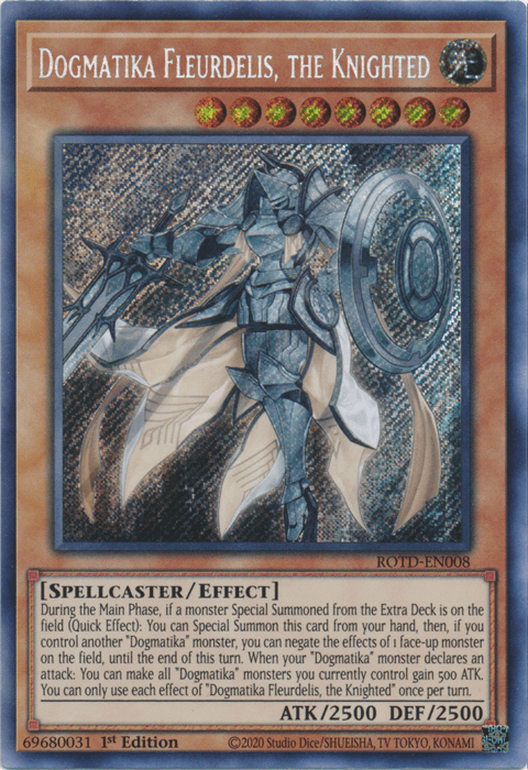 Dogmatika Fleurdelis, the Knighted [ROTD-EN008] Secret Rare - Josh's Cards