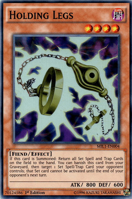 Holding Legs [MIL1-EN004] Super Rare - Josh's Cards