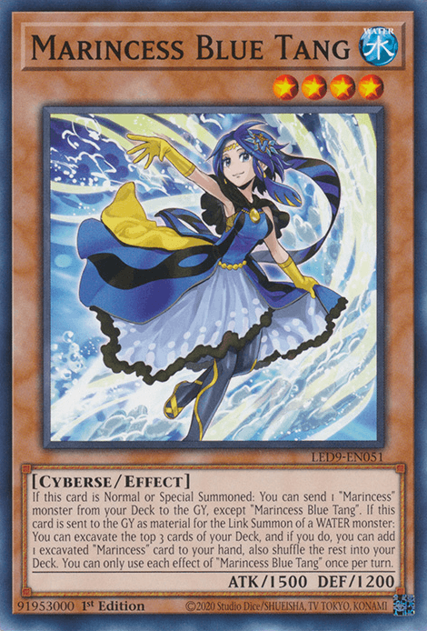 Marincess Blue Tang [LED9-EN051] Common - Josh's Cards