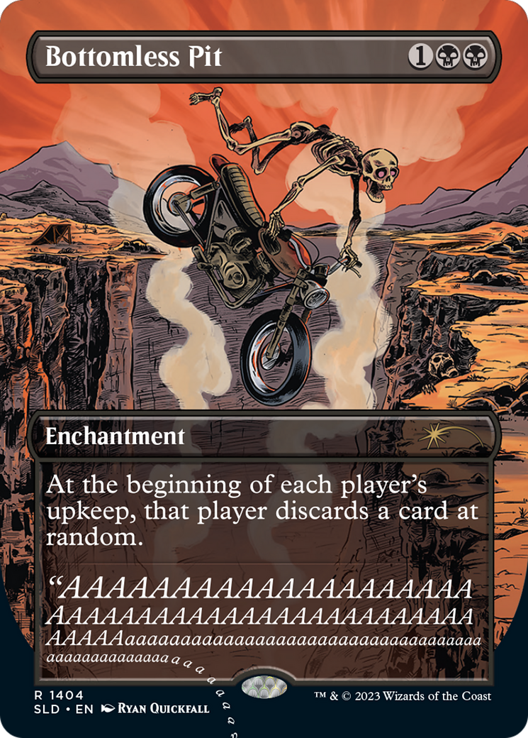 Bottomless Pit (SLD-1404) - Secret Lair Drop (Borderless) Foil