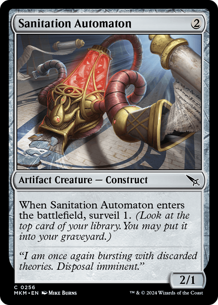 Sanitation Automaton [Murders at Karlov Manor] - Josh's Cards