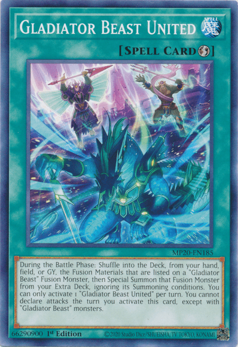 Gladiator Beast United [MP20-EN185] Common - Josh's Cards