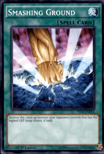 Smashing Ground [YS15-ENF14] Shatterfoil Rare - Josh's Cards
