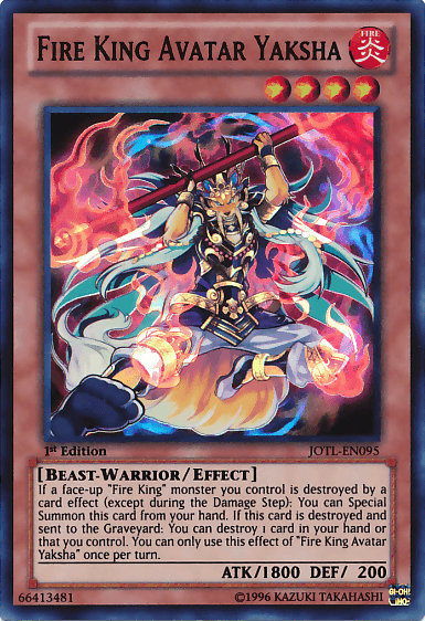 Fire King Avatar Yaksha [JOTL-EN095] Super Rare - Josh's Cards