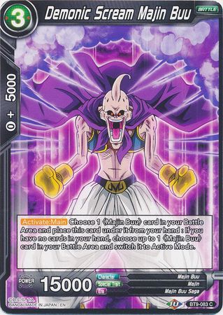 Demonic Scream Majin Buu (BT9-083) [Universal Onslaught] Parallel Foil