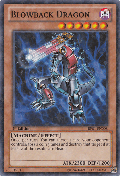 Blowback Dragon [BP01-EN008] Starfoil Rare - Josh's Cards
