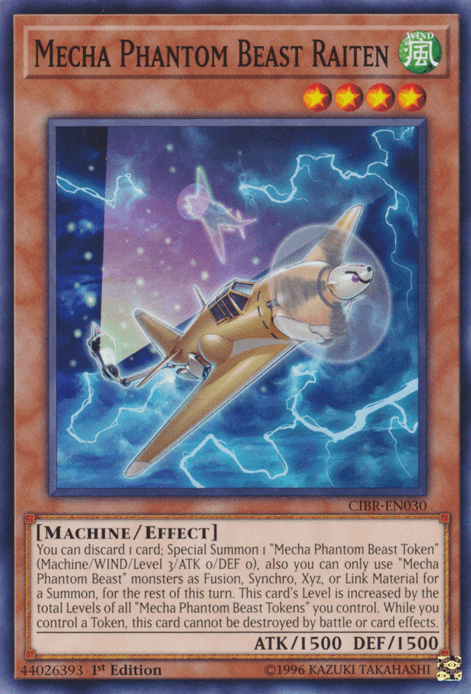 Mecha Phantom Beast Raiten [CIBR-EN030] Common - Josh's Cards