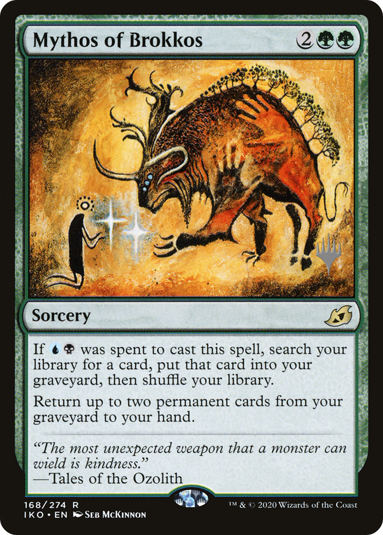 Mythos of Brokkos (PPIKO-168P) - Ikoria: Lair of Behemoths Promos Foil