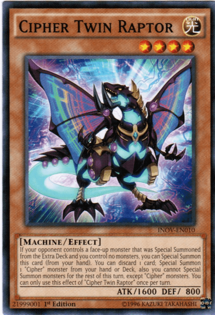 Cipher Twin Raptor [INOV-EN010] Common - Josh's Cards