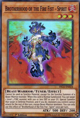 Brotherhood of the Fire Fist - Spirit [FIGA-EN024] Super Rare - Josh's Cards