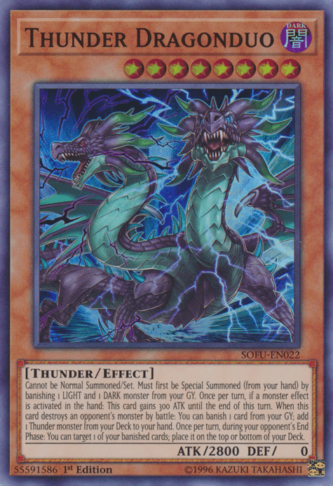 Thunder Dragonduo [SOFU-EN022] Super Rare - Josh's Cards