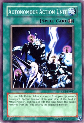 Autonomous Action Unit [DR1-EN087] Common - Josh's Cards
