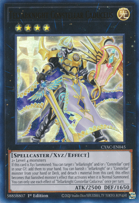 Tellarknight Constellar Caduceus [CYAC-EN045] Ultra Rare - Josh's Cards