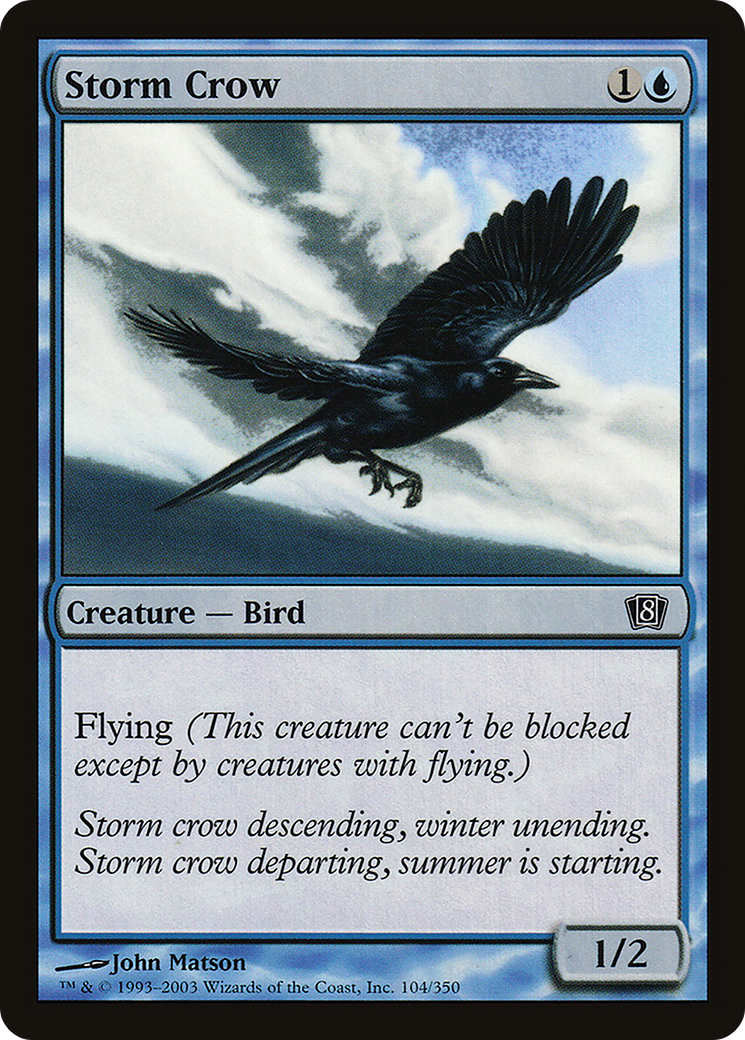 Storm Crow [Eighth Edition] Foil