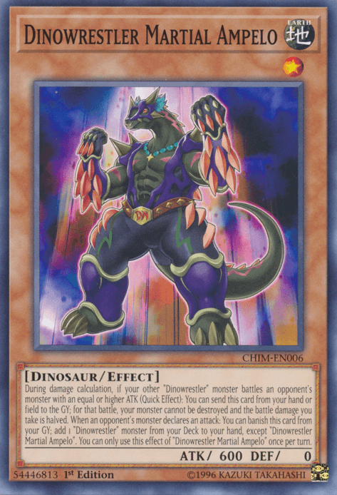 Dinowrestler Martial Ampelo [CHIM-EN006] Common - Josh's Cards