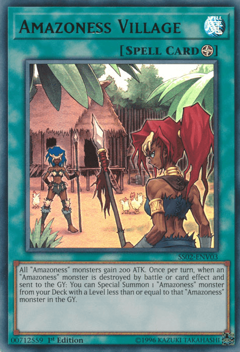 Amazoness Village [SS02-ENV03] Ultra Rare - Josh's Cards