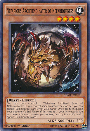 Nefarious Archfiend Eater of Nefariousness [SDMP-EN019] Common - Josh's Cards