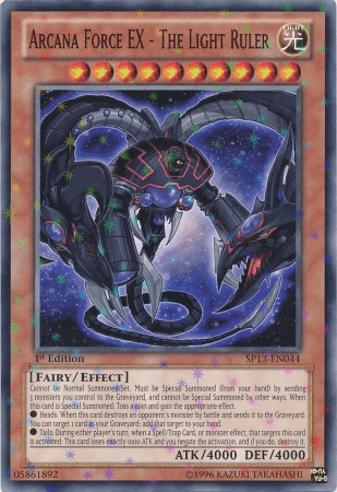 Arcana Force EX - The Light Ruler [SP13-EN044] Starfoil Rare - Josh's Cards