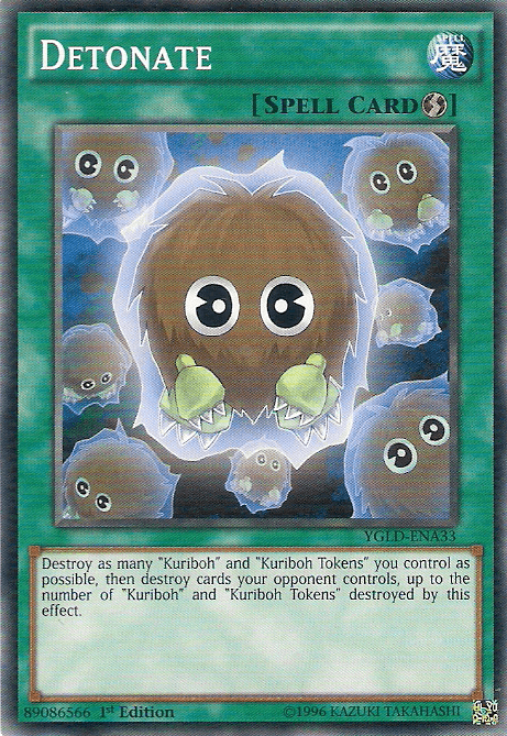 Detonate [YGLD-ENA33] Common - Josh's Cards