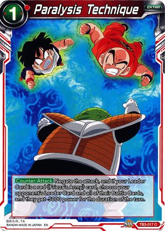Paralysis Technique (TB3-017) [Clash of Fates] Parallel Foil