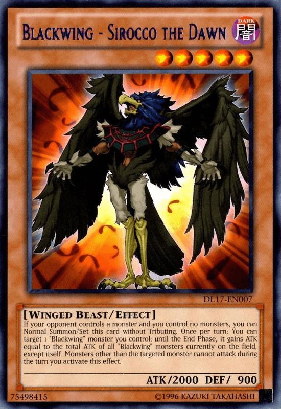 Blackwing - Sirocco the Dawn (Purple) [DL17-EN007] Rare - Josh's Cards