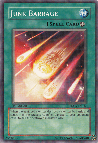 Junk Barrage [TDGS-EN047] Common - Josh's Cards
