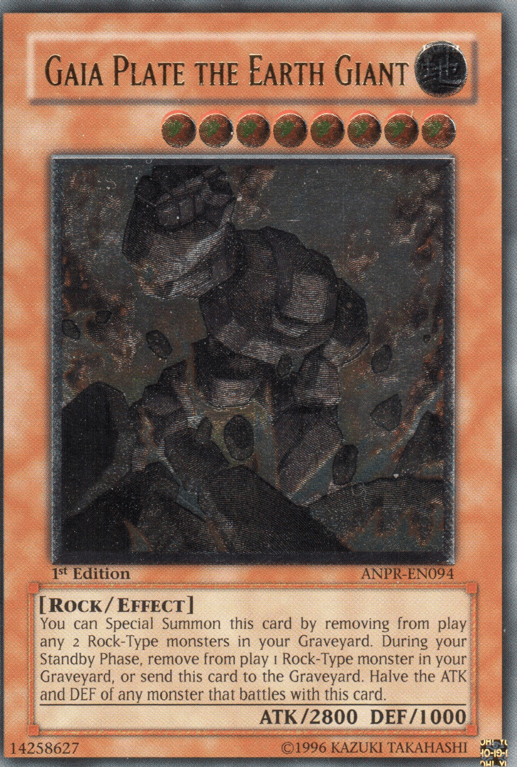 Gaia Plate the Earth Giant (UTR) [ANPR-EN094] Ultimate Rare - Josh's Cards