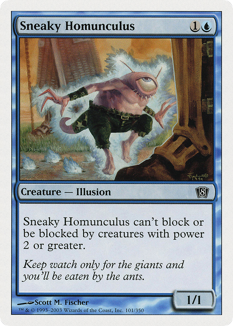 Sneaky Homunculus [Eighth Edition] Foil